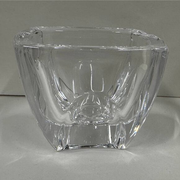 Wedgewood Crystal Candle Votives by Vera Wang ~Carbochon Germany Signed Set of 4 - Picture 8 of 8